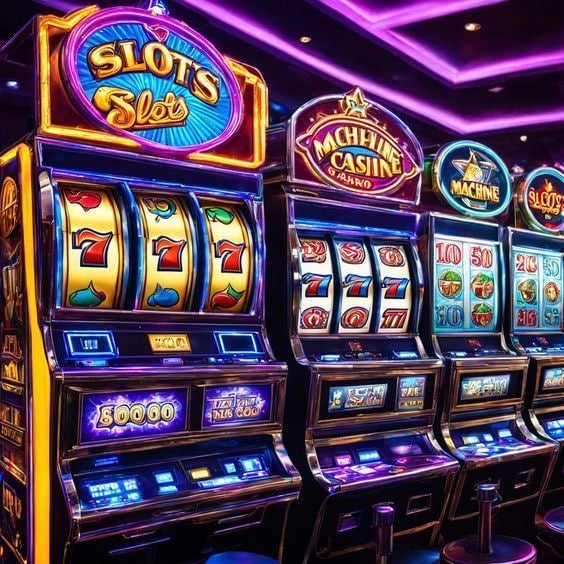 Pengguna mengakses permainan slot online di perangkat mobile
