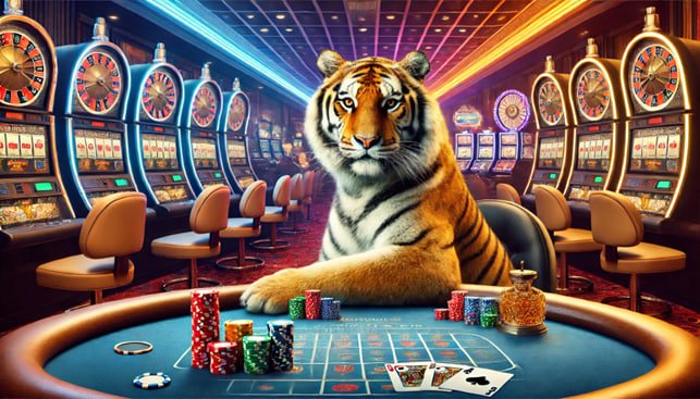 Dealer live casino sedang membagikan kartu di 20toto